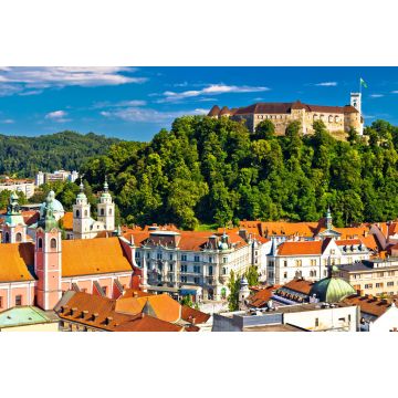 Lais Puzzle - Panoramablick auf die Stadt Ljubljana, Slowenien - 2.000 Teile