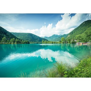 Lais Puzzle - Smaragdgrünes Wasser am See Most na Soci in Slowenien - 1.000 Teile