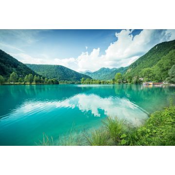 Lais Puzzle - Smaragdgrünes Wasser am See Most na Soci in Slowenien - 2.000 Teile