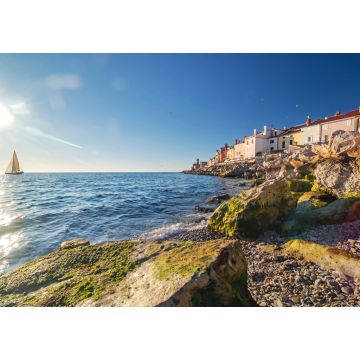 Lais Puzzle - Blick auf die alte Küstenstadt Piran und das adriatische Meer, Slowenien - 1.000 Teile
