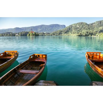 Lais Puzzle - Bleder See, Holzboote und Wallfahrtskirche Mariä Himmelfahrt in Slowenien - 2.000 Teile