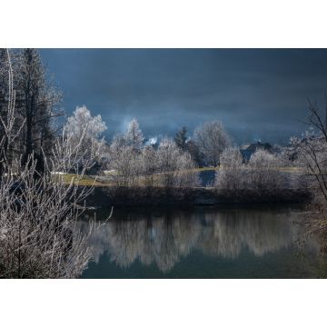 Lais Puzzle - Wintermorgen auf dem See. Triglav-Nationalpark. Julische Alpen in Slowenien, Europa - 1.000 Teile