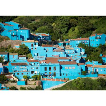 Lais Puzzle - Juzcar, blaues andalusisches Dorf in Malaga - 1.000 Teile