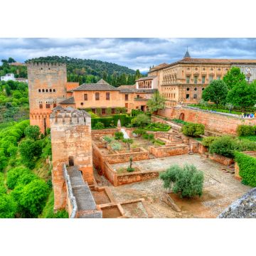 Lais Puzzle - Blick aus der Vogelperspektive auf den berühmten Alhambra-Palast und -Garten in Granada, Spanien - 1.000 Teile