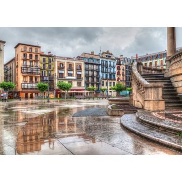 Lais Puzzle - Häuser auf der Plaza del Castillo in Pamplona - 1.000 Teile