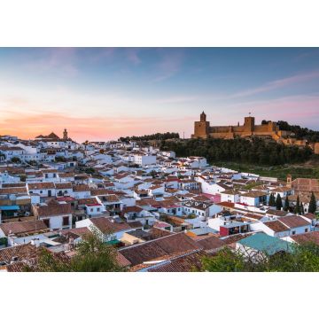 Lais Puzzle - Panorama-Stadtbild von Antequera in der Dämmerung, Spanien - 1.000 Teile