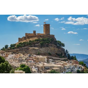 Lais Puzzle - Burg von Biar auf dem Hügel über der Stadt, Alicante, Spanien - 2.000 Teile