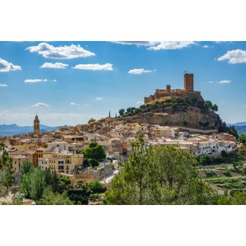 Lais Puzzle - Burg von Biar auf dem Hügel über der Stadt, Alicante, Spanien - 2.000 Teile
