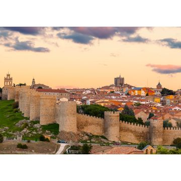 Lais Puzzle - Die Mauern der mittelalterlichen Stadt Avila bei Sonnenuntergang, Spanien - 1.000 Teile
