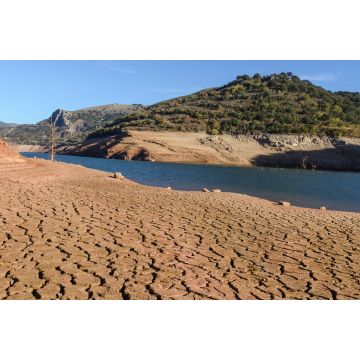 Lais Puzzle - Mansilla-Stausee in der Trockenzeit, La Rioja, Spanien - 2.000 Teile
