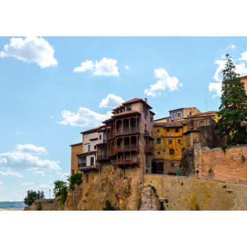 Lais Puzzle - Schönes Stadtbild der malerischen Gehängten Häuser (Casas Colgadas) in Cuenca, Spanien. Kuriose Häuser, die auf den Felsen einer Klippe gebaut sind - 1.000 Teile