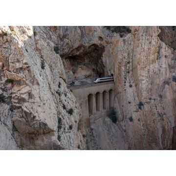 Lais Puzzle - Eisenbahn in der Nähe des Königswegs (El Caminito del Rey) in der Schlucht Chorro, Provinz Malaga, Spanien - 1.000 Teile