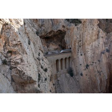 Lais Puzzle - Eisenbahn in der Nähe des Königswegs (El Caminito del Rey) in der Schlucht Chorro, Provinz Malaga, Spanien - 2.000 Teile
