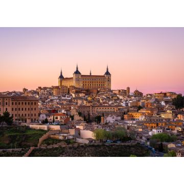 Lais Puzzle - Panoramablick auf Toledo mit der Burg Alcazar bei Sonnenuntergang, Kastilien-La Mancha, Spanien - 1.000 Teile