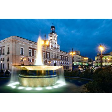 Lais Puzzle - Blick auf die Puerta del Sol in Madrid bei Nacht - 2.000 Teile