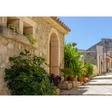 Lais Puzzle - Kleine Straße und Haus in dem Dorf Campanet im Norden von Mallorca - 1.000 Teile