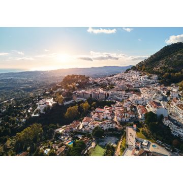 Lais Puzzle - Mijas pueblo, typisch andalusisches, weiß getünchtes Bergdorf, Häuserdächer, kleine Stadt am Hang gelegen Provinz Málaga, Costa del Sol - 1.000 Teile