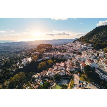 Lais Puzzle - Mijas pueblo, typisch andalusisches, weiß getünchtes Bergdorf, Häuserdächer, kleine Stadt am Hang gelegen Provinz Málaga, Costa del Sol - 2.000 Teile