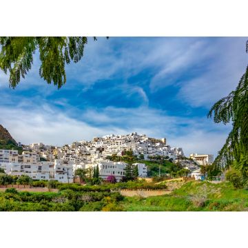 Lais Puzzle - Charmanter Blick auf die weiße Stadt Mojacar, Spanien - 1.000 Teile