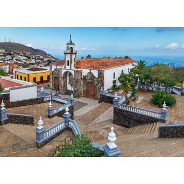 Lais Puzzle - Frontalansicht der Kirche Nuestra Señora de la Concepción in Valverde (El Hierro, Kanarische Inseln) - 1.000 Teile