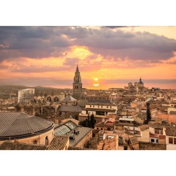 Lais Puzzle - Sonnenuntergang über den Dächern der mittelalterlichen Stadt Toledo in Castilla La Mancha, Spanien - 1.000 Teile