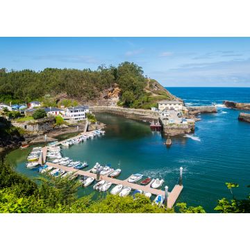 Lais Puzzle - puerto de vega ist ein Fischerdorf in Asturien, Spanien - 1.000 Teile