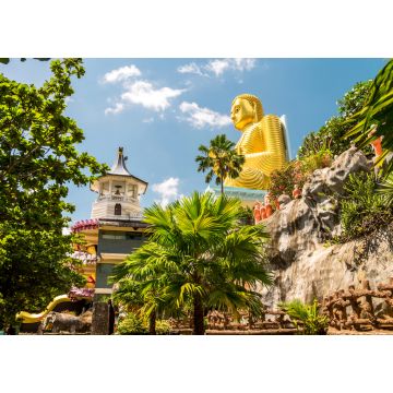 Lais Puzzle - Höhle in Dambulla, Sri Lanka. Der Höhlentempel hat fünf Höhlen unter einem riesigen überhängenden Felsen und stammt aus dem ersten Jahrhundert vor Christus. - 1.000 Teile