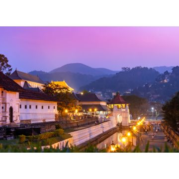 Lais Puzzle - Tempel der heiligen Zahnreliquie (Dalada Maligawa) bei Sonnenuntergang, Kandy, Sri Lanka - 1.000 Teile