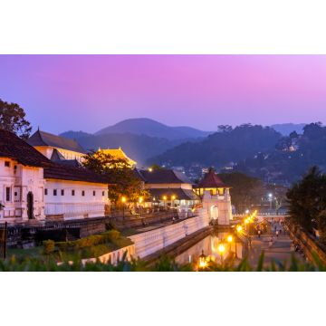 Lais Puzzle - Tempel der heiligen Zahnreliquie (Dalada Maligawa) bei Sonnenuntergang, Kandy, Sri Lanka - 2.000 Teile