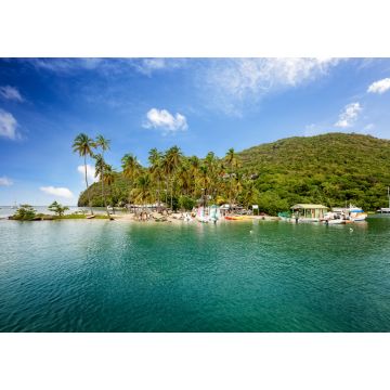 Lais Puzzle - Marigot Bay, St. Lucia, Karibik. Marigot Bay befindet sich an der Westküste der Karibikinsel St. Lucia - 1.000 Teile