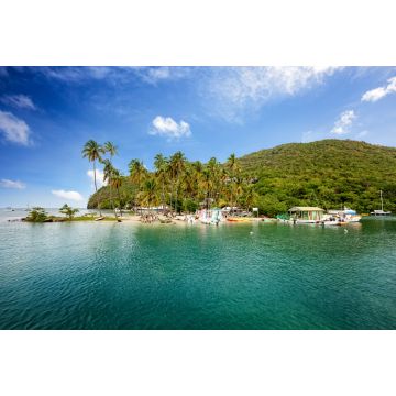 Lais Puzzle - Marigot Bay, St. Lucia, Karibik. Marigot Bay befindet sich an der Westküste der Karibikinsel St. Lucia - 2.000 Teile