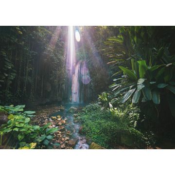 Lais Puzzle - Tropischer Diamant-Wasserfall auf einer Karibikinsel mit Sonnenlicht, St. Lucia - 1.000 Teile