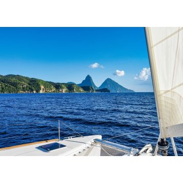 Lais Puzzle - Segeln zu den Pitons im Karibischen Meer bei Soufriere, St. Lucia, Kleine Antillen - 1.000 Teile