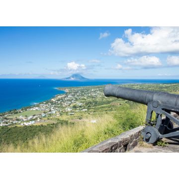 Lais Puzzle - Kanone auf den Ruinen der Brimstone-Festung in St. Kitts - 1.000 Teile