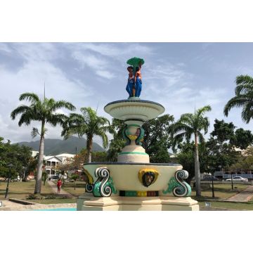 Lais Puzzle - Springbrunnen im Park von St. Kitts und Nevis - 2.000 Teile