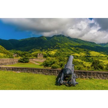 Lais Puzzle - Blick über die Festungsmauern des Brimstone Hill Fort in St. Kitts - 2.000 Teile