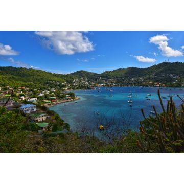Lais Puzzle - Bequia, St. Vincent und die Grenadinen- Blick auf Admiralty Bay, Port Elizabeth von Fort Hamilton auf der Grenadineninsel Bequia - 2.000 Teile