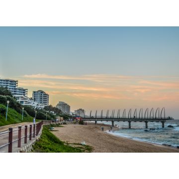 Lais Puzzle - Schöner Umhlanga Promenade Pier, ein Pier aus Walknochen in Kwazulu Natal Durban im Norden Südafrikas bei Sonnenuntergang - 1.000 Teile