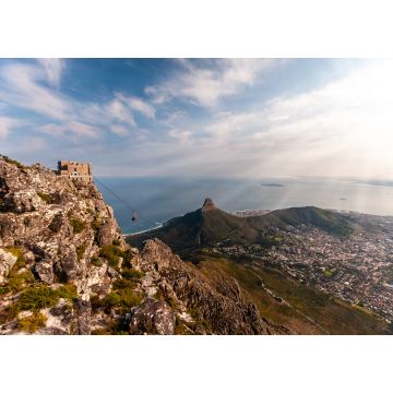 Lais Puzzle - Seilbahnstation auf dem Gipfel des Tafelbergs an einem warmen, sonnigen Wintertag. Kapstadt, Südafrika - 1.000 Teile