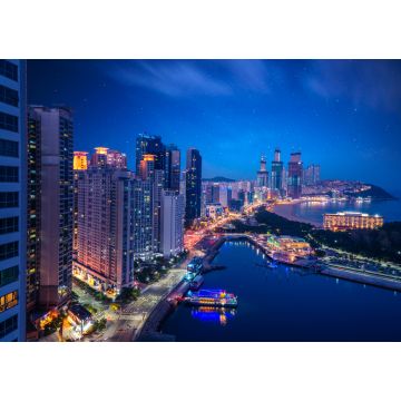 Lais Puzzle - Strand von Busan mit blauem Himmel im Sommer, Busan Stadt, Südkorea - 1.000 Teile