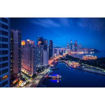 Lais Puzzle - Strand von Busan mit blauem Himmel im Sommer, Busan Stadt, Südkorea - 2.000 Teile