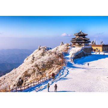 Lais Puzzle - Die Schönheit des Winters auf dem Berg Deogyusan in Muju City, Südkorea - 1.000 Teile
