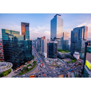 Lais Puzzle - Blick auf das Stadtzentrum am Gangnam Square in Seoul Stadt Südkorea - 1.000 Teile