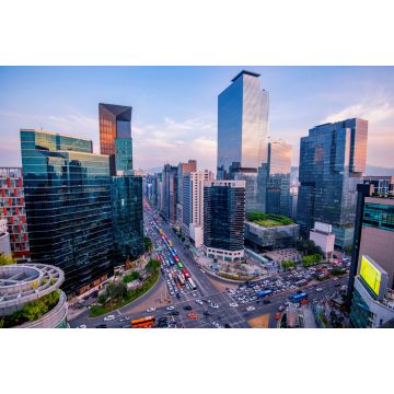 Lais Puzzle - Blick auf das Stadtzentrum am Gangnam Square in Seoul Stadt Südkorea - 2.000 Teile