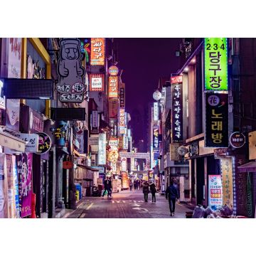 Lais Puzzle - Neonlichter in der Nacht in der Stadt Seoul in Südkorea - 1.000 Teile
