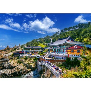 Lais Puzzle - Haedong Yonggungsa-Tempel und Haeundae-See in Busan, Südkorea - 1.000 Teile