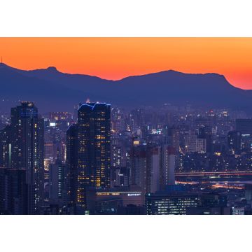 Lais Puzzle - Nächtliche Stadtansicht von Seoul, Südkorea bei Sonnenuntergang - 1.000 Teile