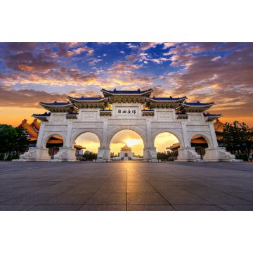 Lais Puzzle - Chiang Kai Shek Memorial Hall bei Nacht in Taipeh, Taiwan. Übersetzung: "Platz der Freiheit" - 2.000 Teile
