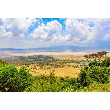 Lais Puzzle - Panorama des Ngorongoro Krater Nationalparks mit dem Magadi See. Safari-Touren in der Savanne von Afrika. Schöne Landschaftskulisse in Tansania, Afrika - 2.000 Teile