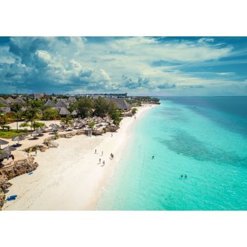 Lais Puzzle - Luftaufnahme des Nungwi Beach in Sansibar, Tansania - 1.000 Teile